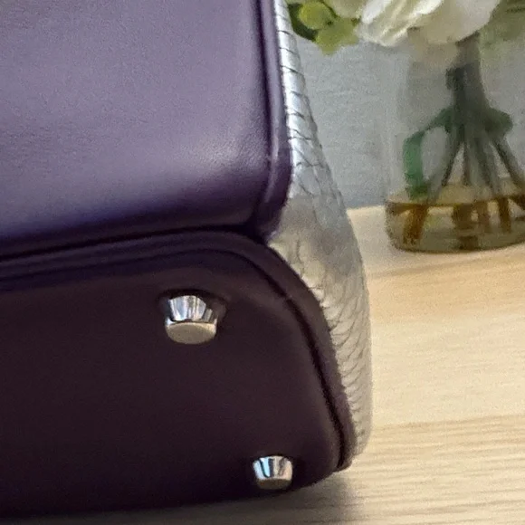 Beautiful Dior Tri-color Handbag with Crossbody Strap (medium) EUC with COA - Picture 11 of 16